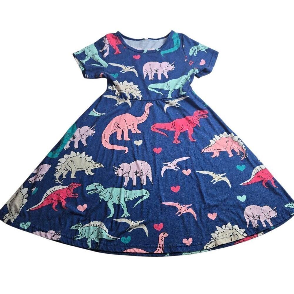 Dinosaur dress 4/5 120